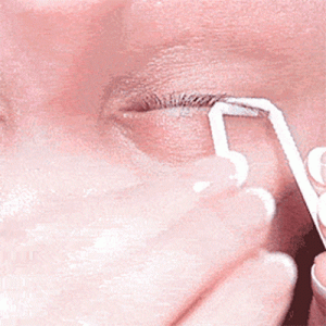 Wimpern Primer als Haftvermittler auf die Naturwimper auftragen