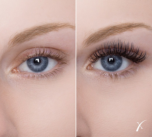 Xtreme Lashes vorher nachher Xtreme LAshes Wimpernverlängerung